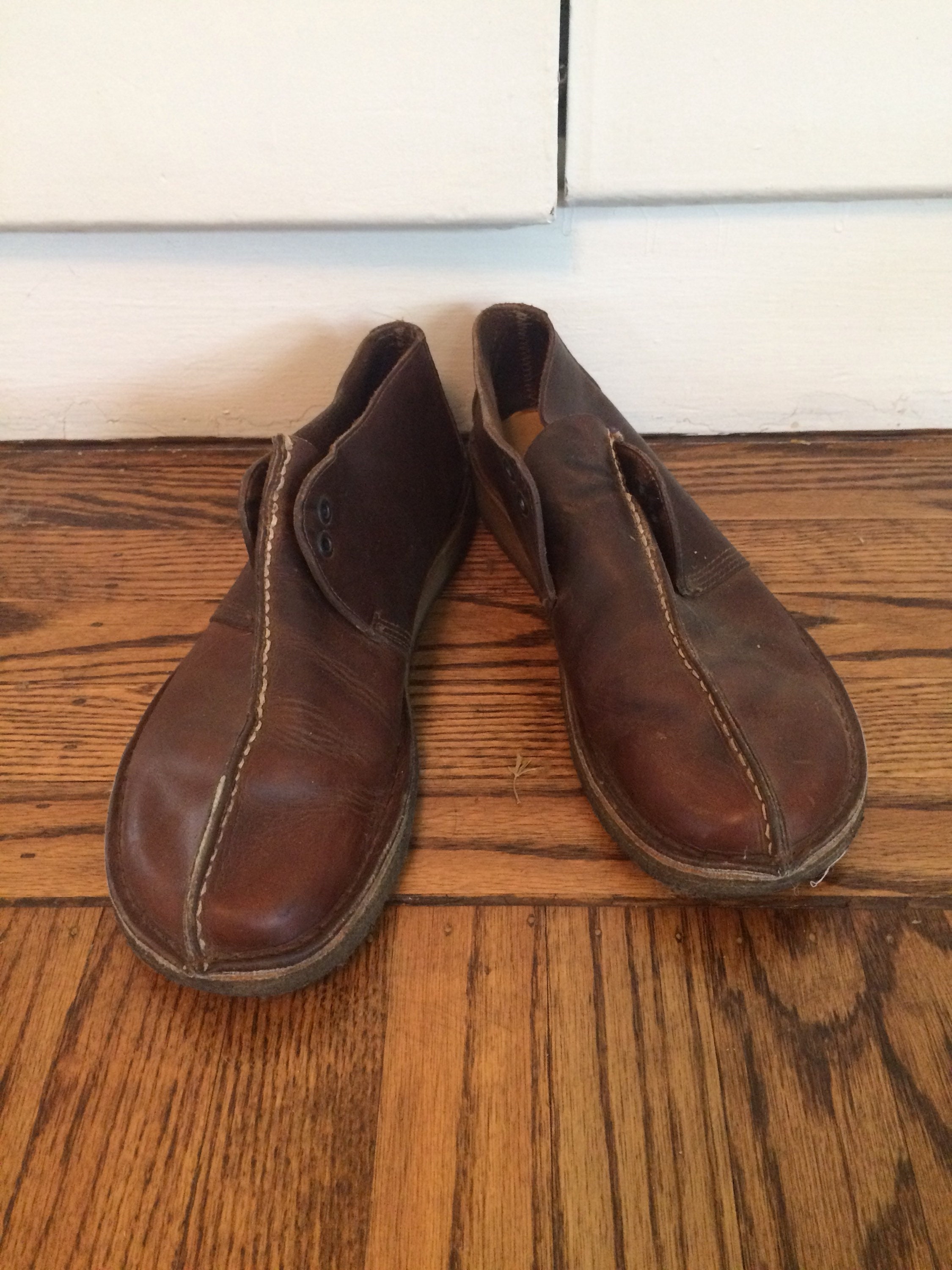 Vintage men's Clarks gum soles 1970's/80's brown | Etsy