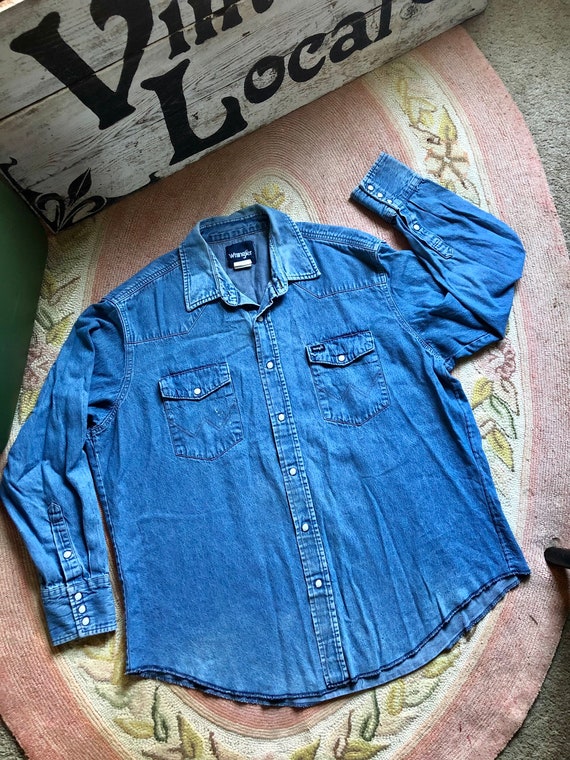 Rad Worn Vintage 1980s Wrangler Pearl 