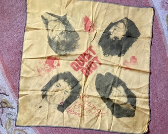 Stupéfiant! 1980 vintage bang your head Quiet Riot bandana ou foulard