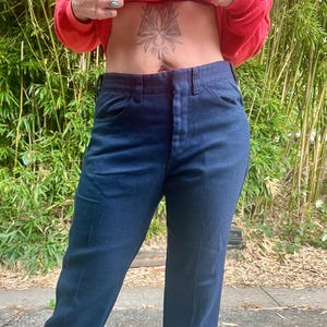 LEE fastback vintage 1970’s flared/bootcut trouser pants men’s or women’s size 31 waist image 4