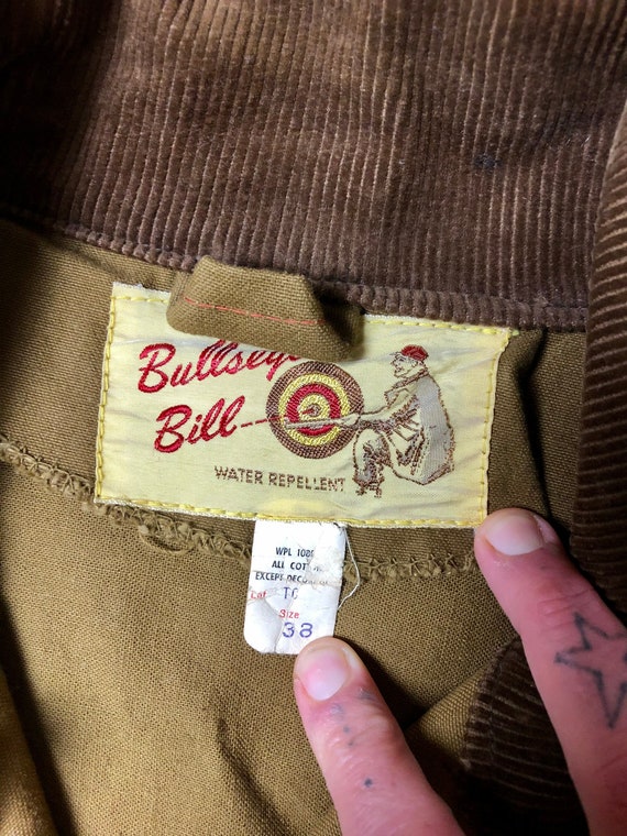 1950’s Bullseye Bill duck hunting vintage jacket … - image 5