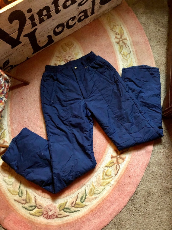 1990’s vintage Mount Cervin navy blue ski pants,h… - image 2