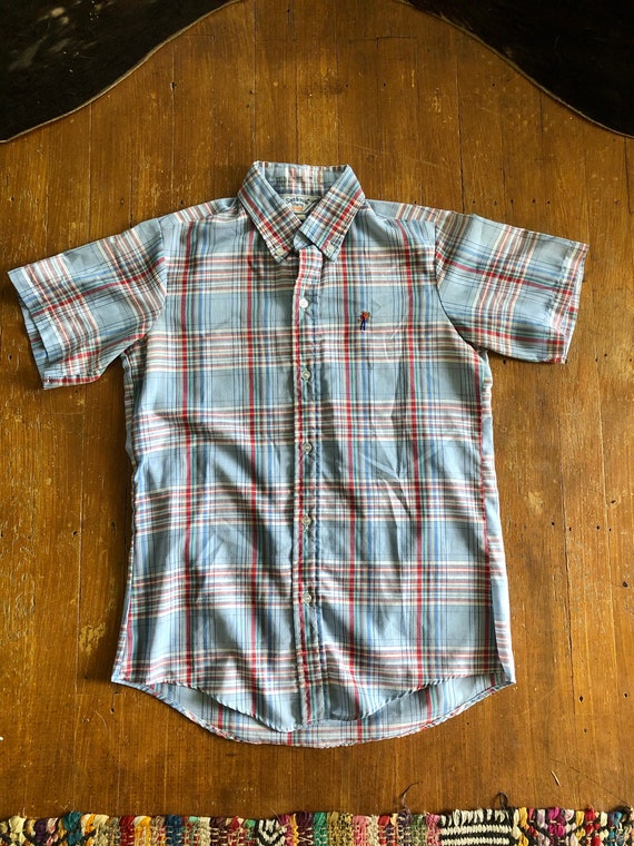 Saddleman shirts Levi’s 1980’s vintage plaid butt… - image 1