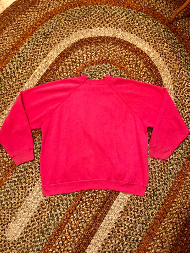Adorable 1980\u2019s vintage mushroom print cross stitch sweatshirt women\u2019s size xlarge2xlarge