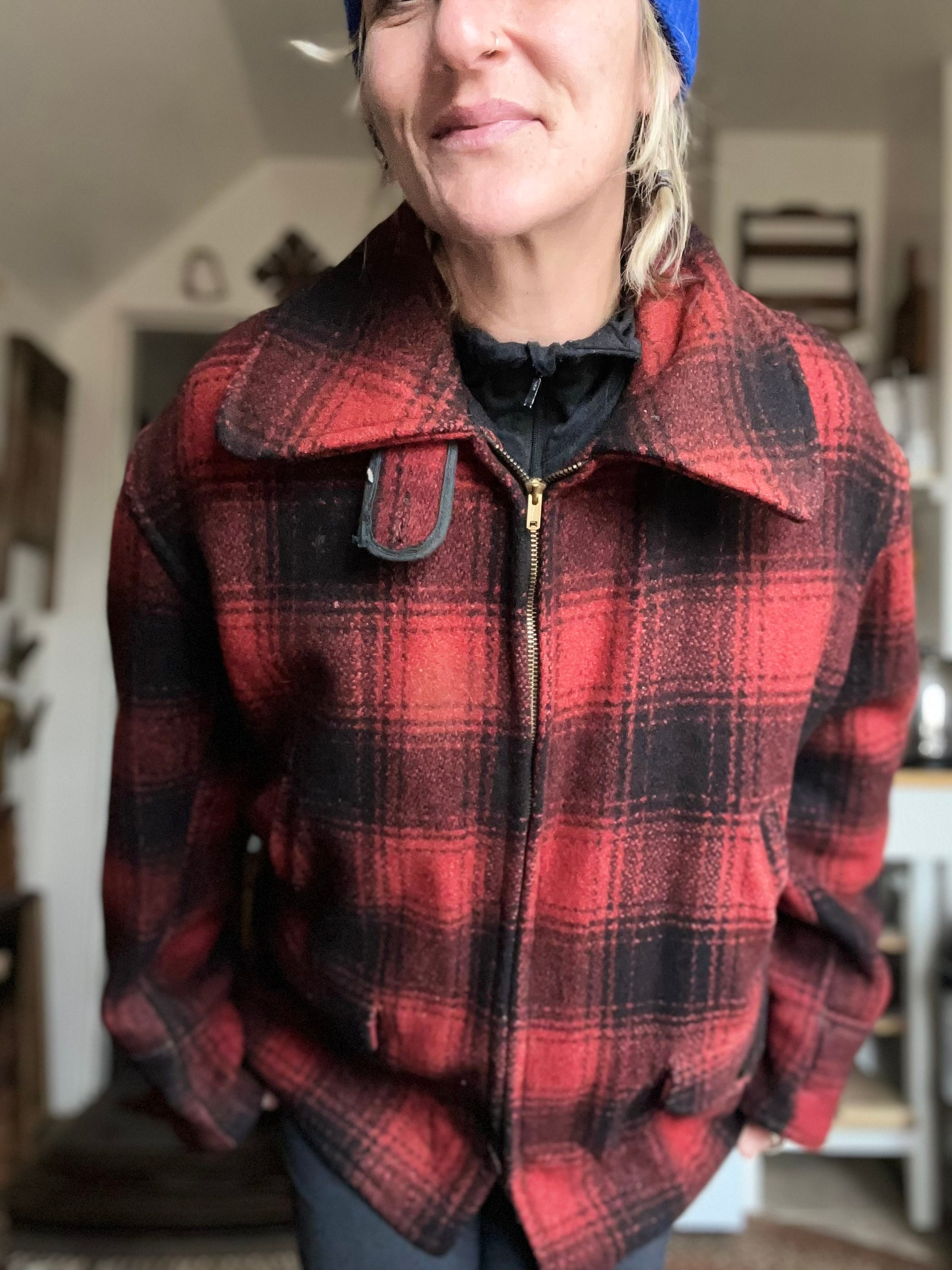 ジャケット・アウター subculture BUFFALO CHECK JACKET SIZE 2 Jakeim Men's Plaid Hooded Shacket, Grey & Green – Buffalo Jeans