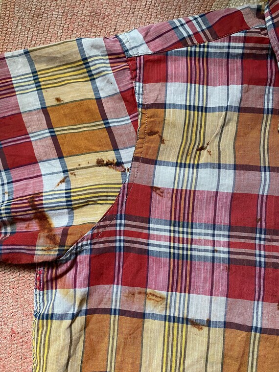 Dan River 1960’s vintage mens plaid rockabilly mo… - image 9