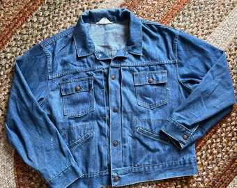 VINTAGE Foremost JC Penney Denim Trucker Jacket Type 2
