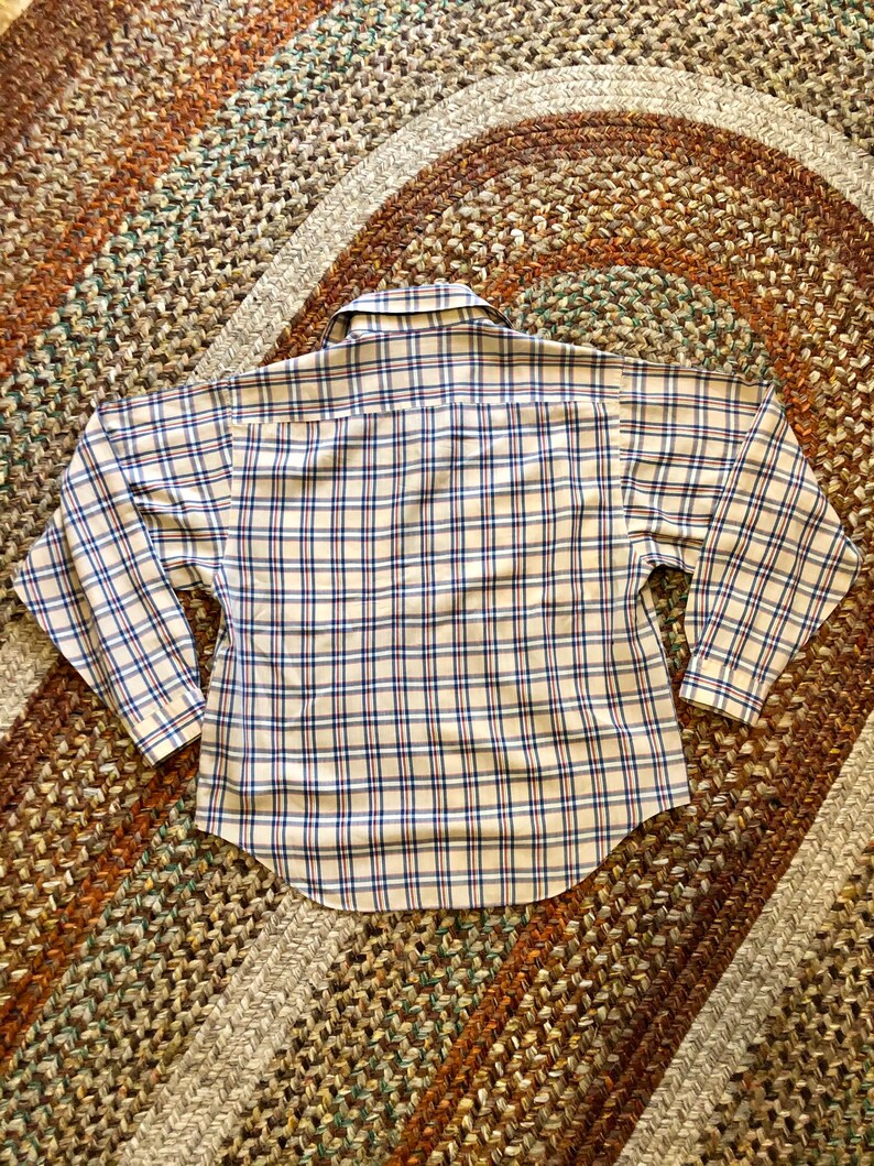 Vintage 1980\u2019s plaid button up women\u2019s size medium