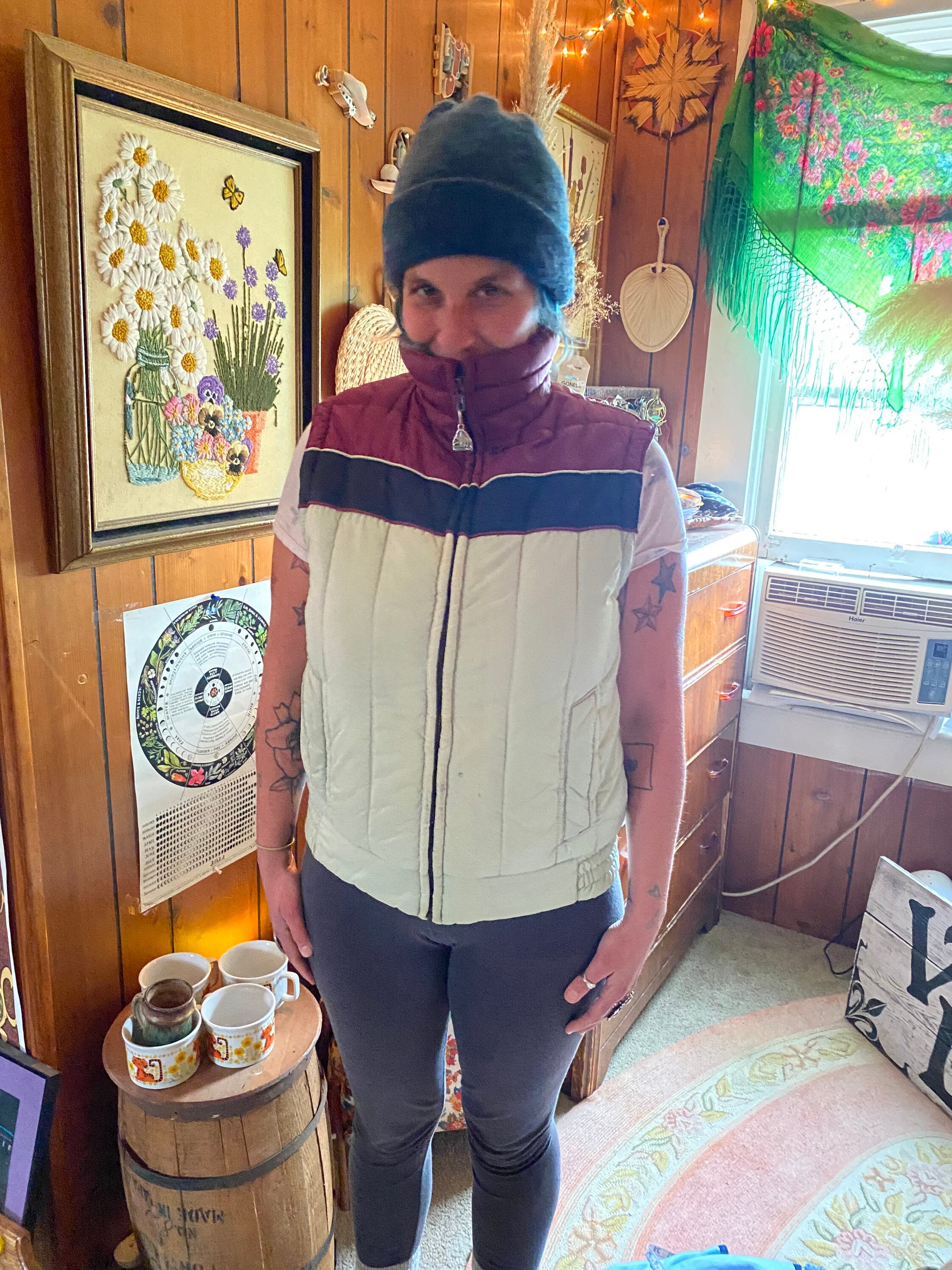 Pacific Trail Snow Jacket vest 1980s Vintage Puffer Mens or