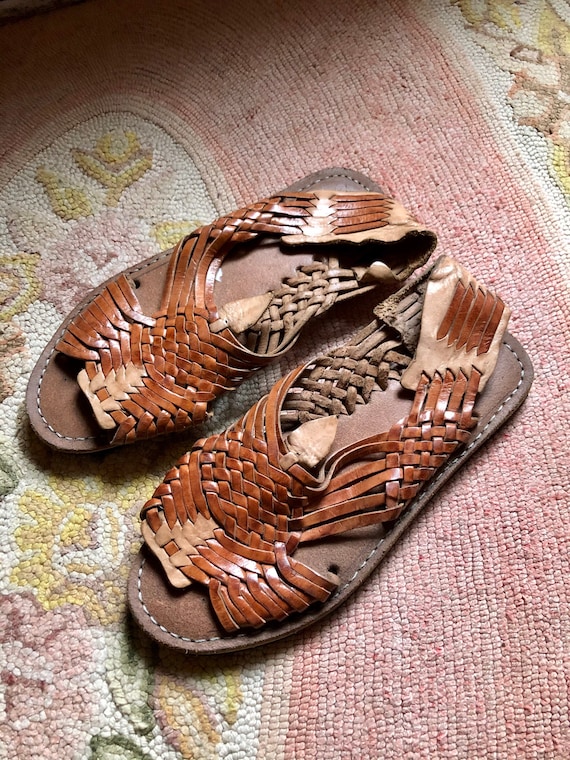 vintage huarache sandals