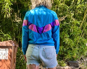 LL BEAN 1990's/y2k Vintage Windbreaker Jacket Women's Size Medium