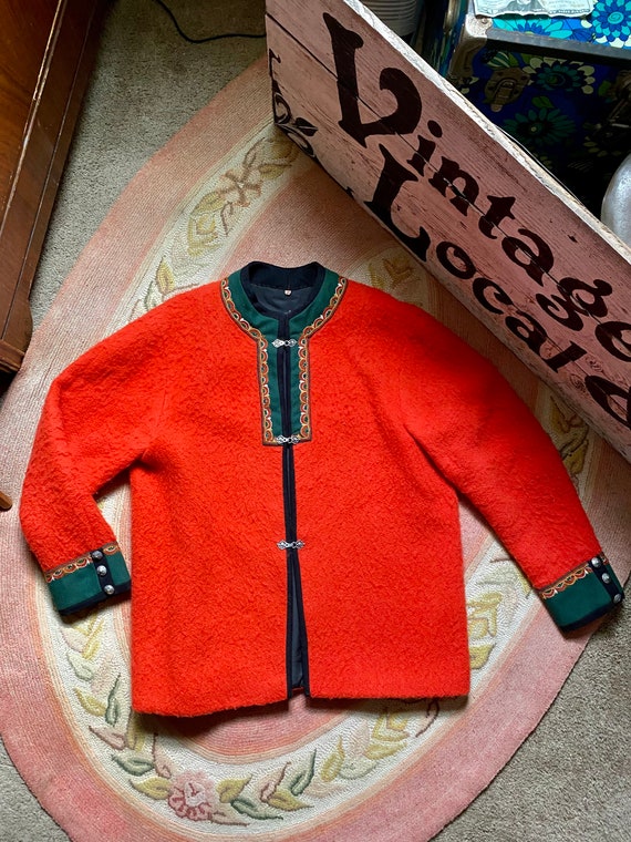 Beautiful 1960’s/70’s vintage German wool jacket … - image 1