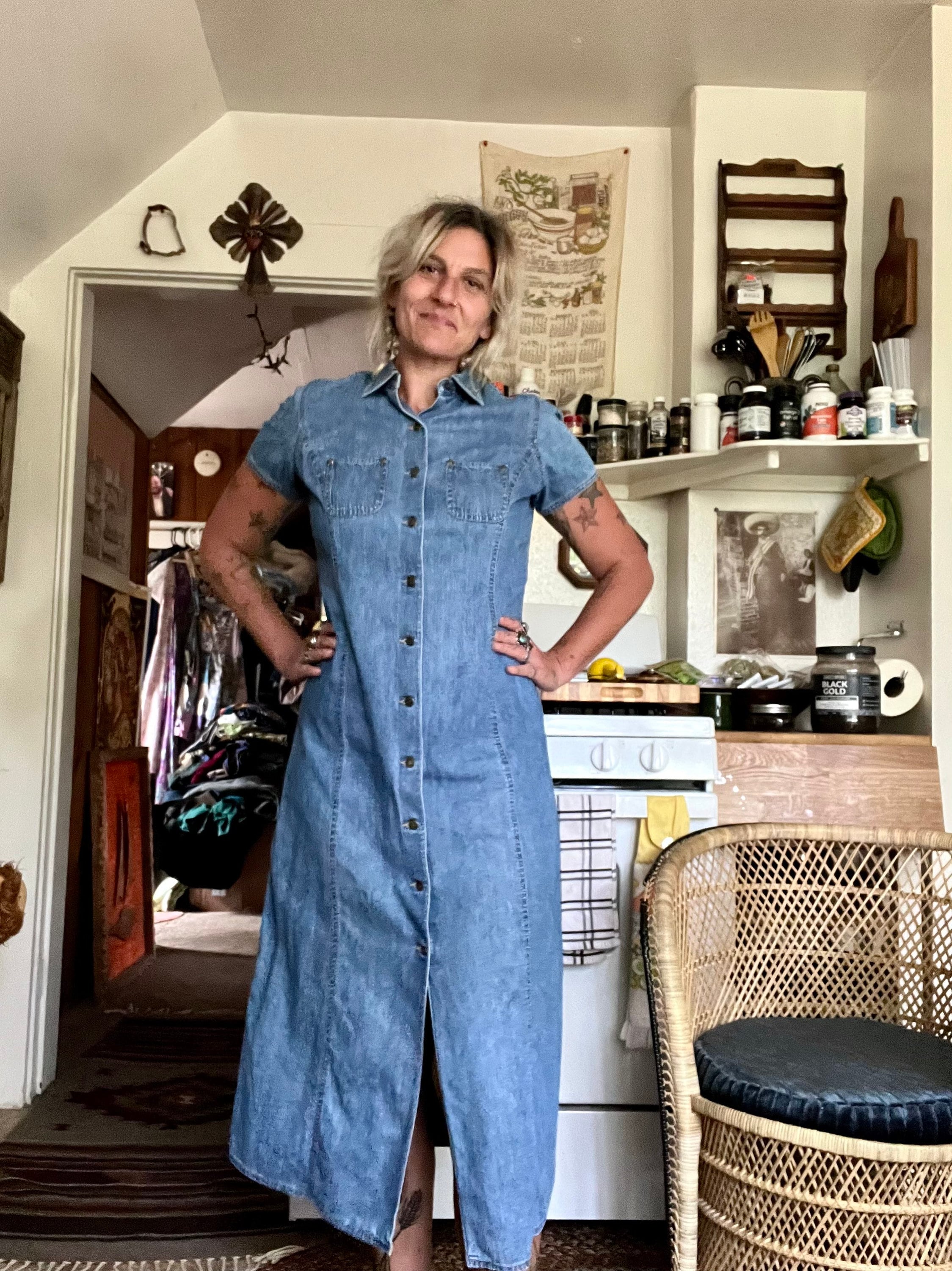 Liz claiborne denim dress hotsell