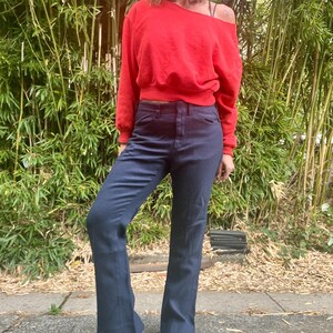 LEE fastback vintage 1970’s flared/bootcut trouser pants men’s or women’s size 31 waist image 8