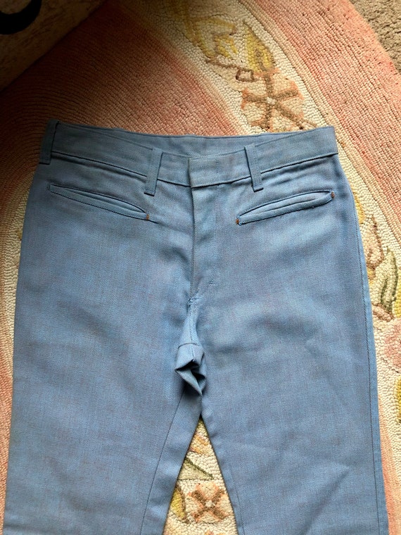 Male slack jeans 1970’s vintage western wear flar… - image 7