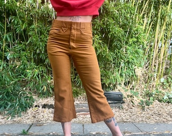 Le Baron 1970’s/80’s vintage Western tweed/wool blend flared pants women’s size 29 waist