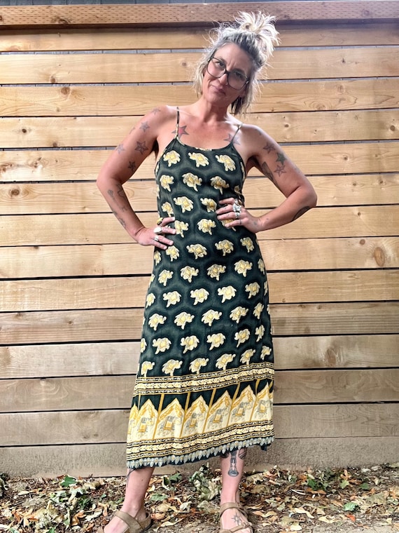 Elephant print dress hotsell