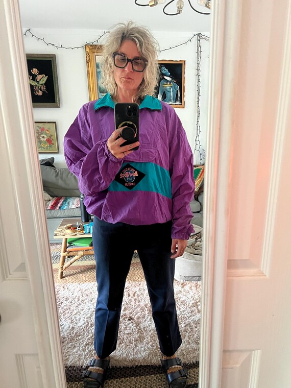 Hard Rock Cafe 1990's vintage pullover windbreaker me… - Gem