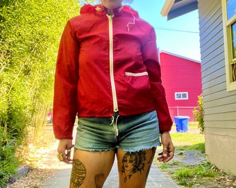 1960’s vintage Hollywood design zip up windbreaker unisex size small/medium