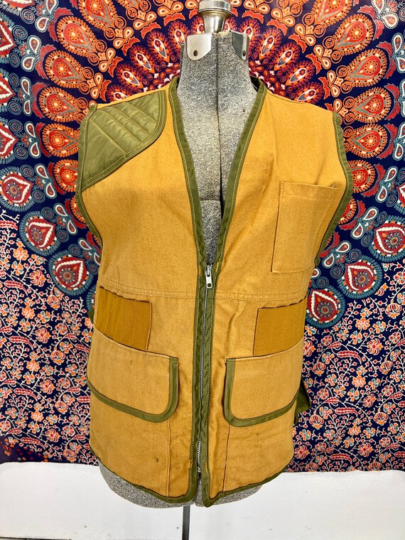 Vintage 1980'S SAFTBAK Duck Hunting Jacket, Made in USA, Men's Size L unclear Beige type Vintage Second Hand