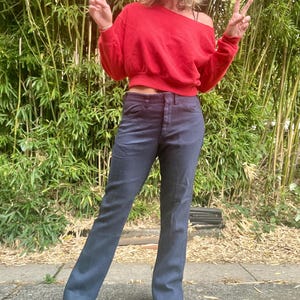 LEE fastback vintage 1970’s flared/bootcut trouser pants men’s or women’s size 31 waist image 7