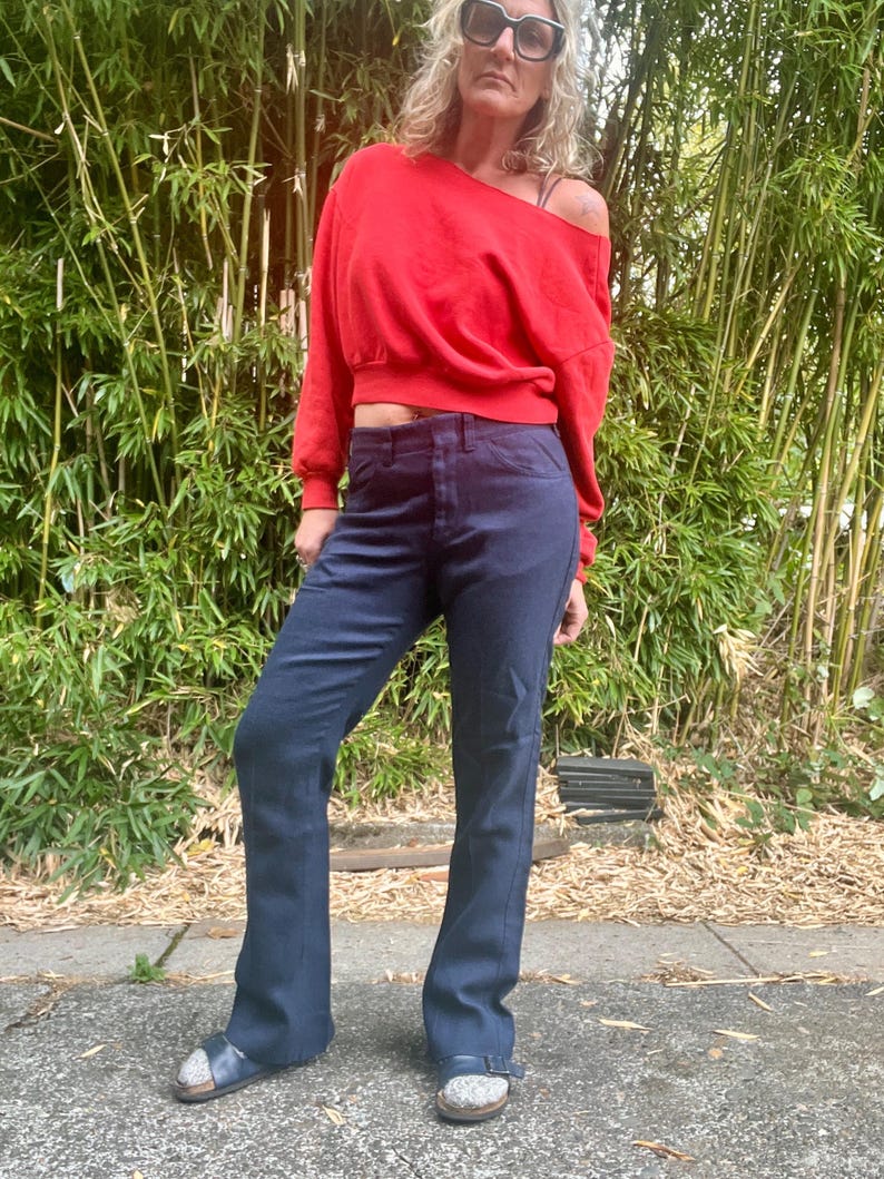 LEE fastback vintage 1970’s flared/bootcut trouser pants men’s or women’s size 31 waist image 1