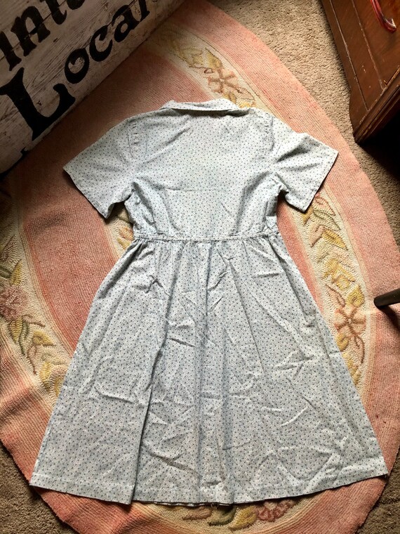 1940’s/50’s vintage cotton feed dress with tiny f… - image 8