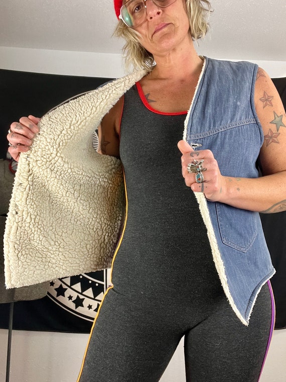 Killer vintage 1 West  western 1970’s soft denim … - image 4