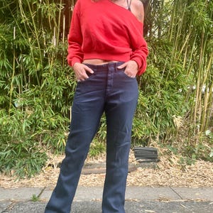 LEE fastback vintage 1970’s flared/bootcut trouser pants men’s or women’s size 31 waist image 2