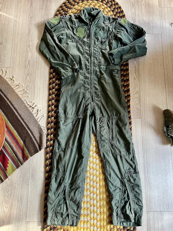 US Military Vintage 1980's/90's Flight Suit Coveralls Men's