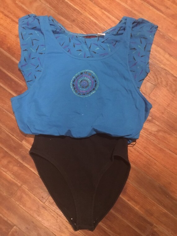 1980s leotard