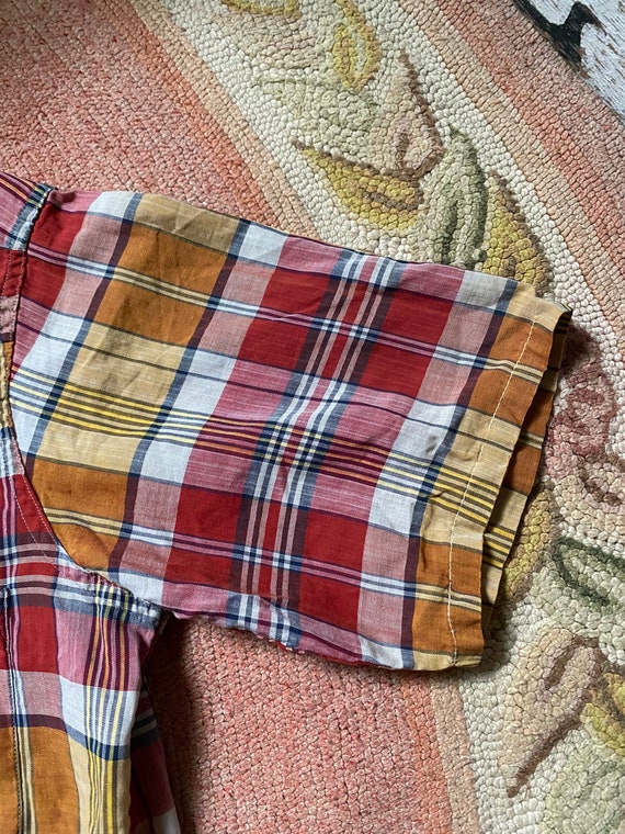 Dan River 1960’s vintage mens plaid rockabilly mo… - image 3