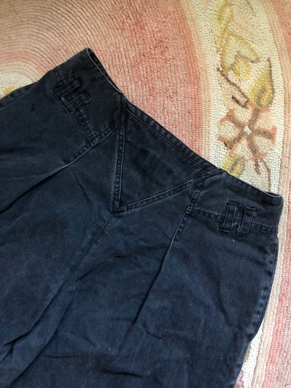 Amazing 1980’s vintage Bugle boy black jeans Womens s… Gem
