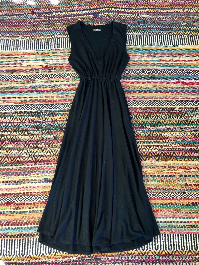 Rad 1980\u2019s90\u2019s vintage wool safari maxi dress women\u2019s size mediumlarge