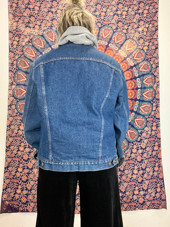 Vintage Blanket lined wool 1980’s Levi’s denim tr… - image 4