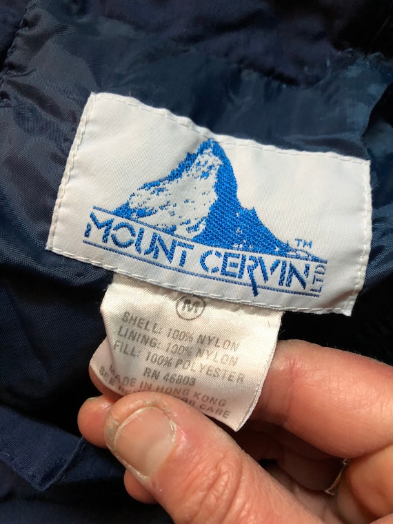 1990’s vintage Mount Cervin navy blue ski pants,h… - image 6