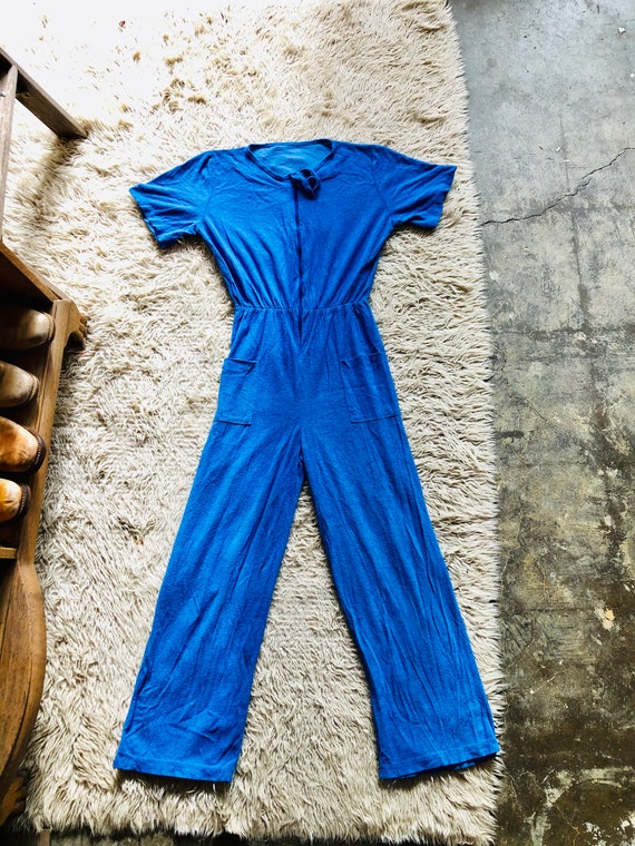 Killer 1970’s vintage terry cloth jumpsuit women’… - image 10