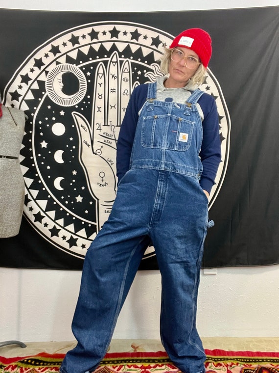 Carhartt 1990’s vintage oversized denim overalls m