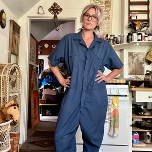 Big Ben 1980's Vintage Mechanic Utility Coveralls Jumpsuit