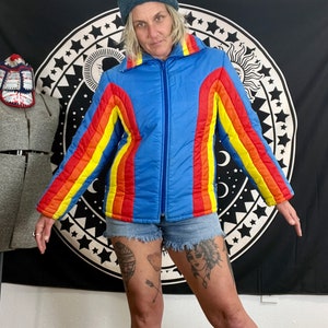 Rainbow ski shop jacket