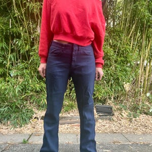 LEE fastback vintage 1970’s flared/bootcut trouser pants men’s or women’s size 31 waist image 3
