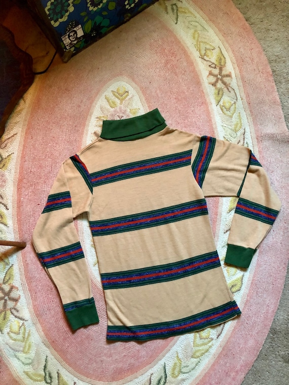 Kmart 1960’s/70’s vintage striped mod boho turtle… - image 1