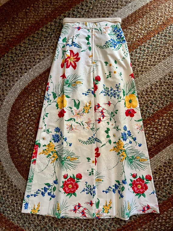 1970’s Summit of Boston floral boho prairie belte… - image 10