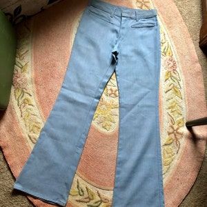 Male slack jeans 1970’s vintage western wear flared pants women’s size 30 waist