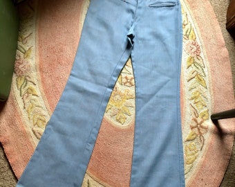 Male slack jeans 1970’s vintage western wear flared pants women’s size 30 waist