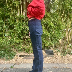 LEE fastback vintage 1970’s flared/bootcut trouser pants men’s or women’s size 31 waist image 5