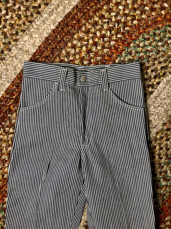 Wrangler 1970’s deadstock hickory striped western… - image 4