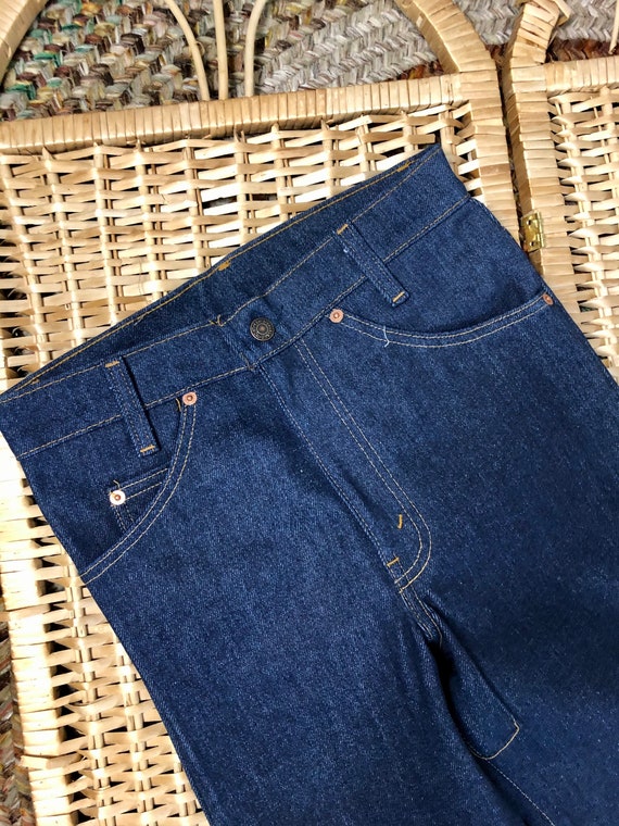 Saddleman LEVI Deadstock Bootcut 1970's/80's Vintage Dark Saddleman LEVI Deadstock Bootcut 1970's/80's Vintage Dark