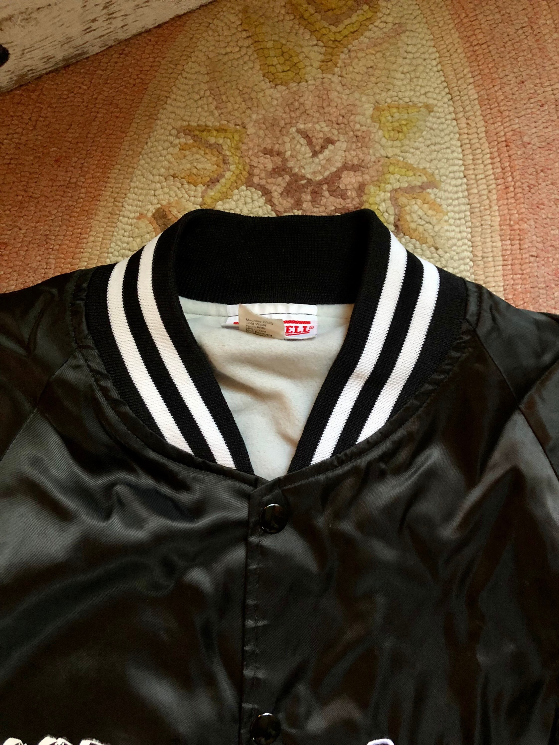 1980's Vintage HOOZ on 1st Bar Hartwell Nylon Bomber Jacket