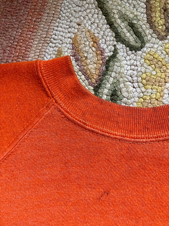 1960's Vintage Spring Foot Sweatshirt Crew Neck Raglan “ It